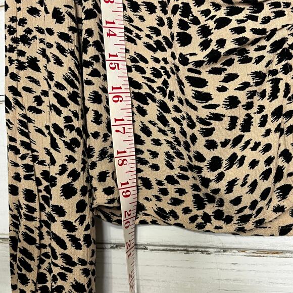 Billabong Starry Nights Leopard Print Top Size Large - Picture 8 of 11